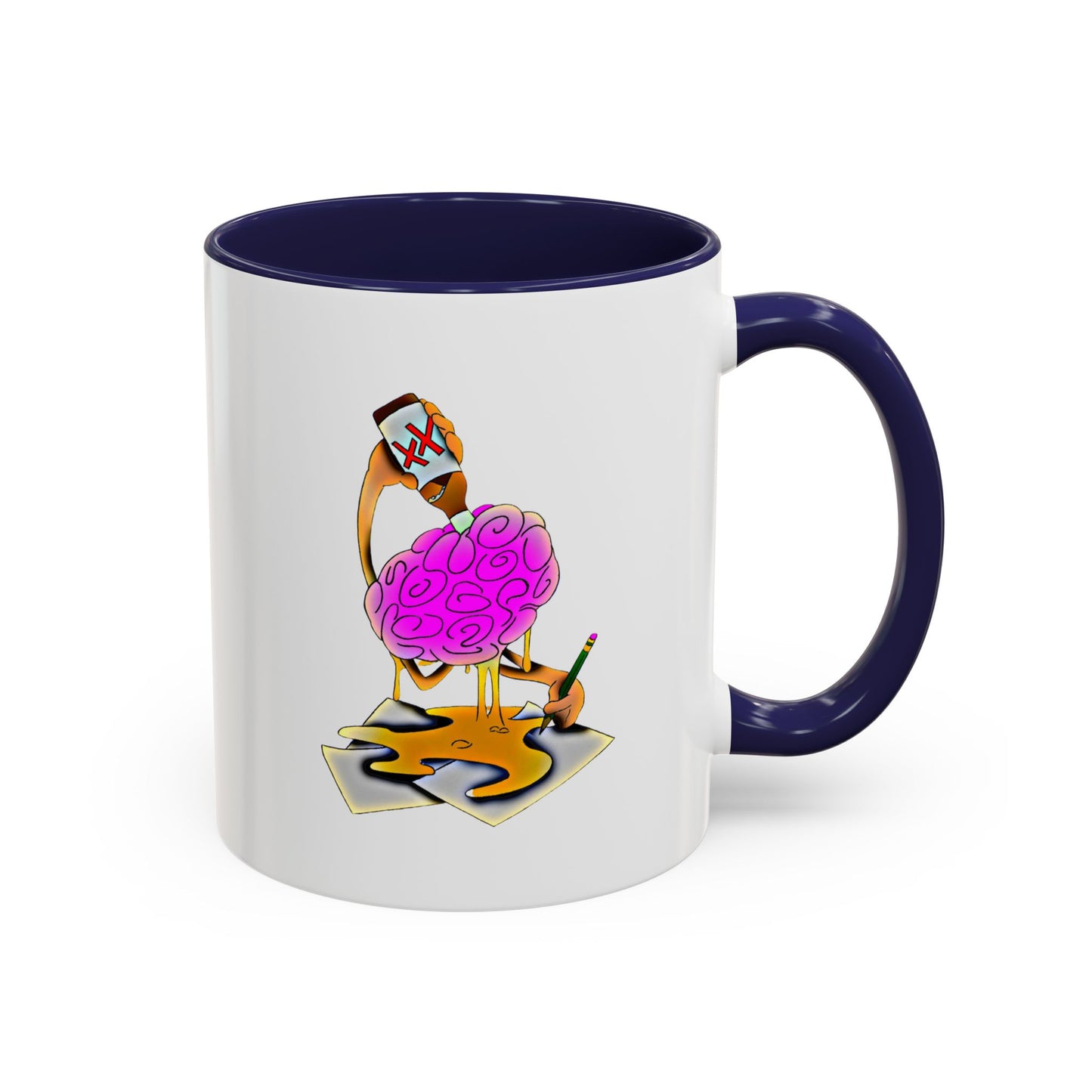 Official ARToXxicated INKx LOGO Coffee Mug Brain Mug Beer Lover Mug Coffee Collector Gift Mug Artist Coffee Mug Thinker Mug