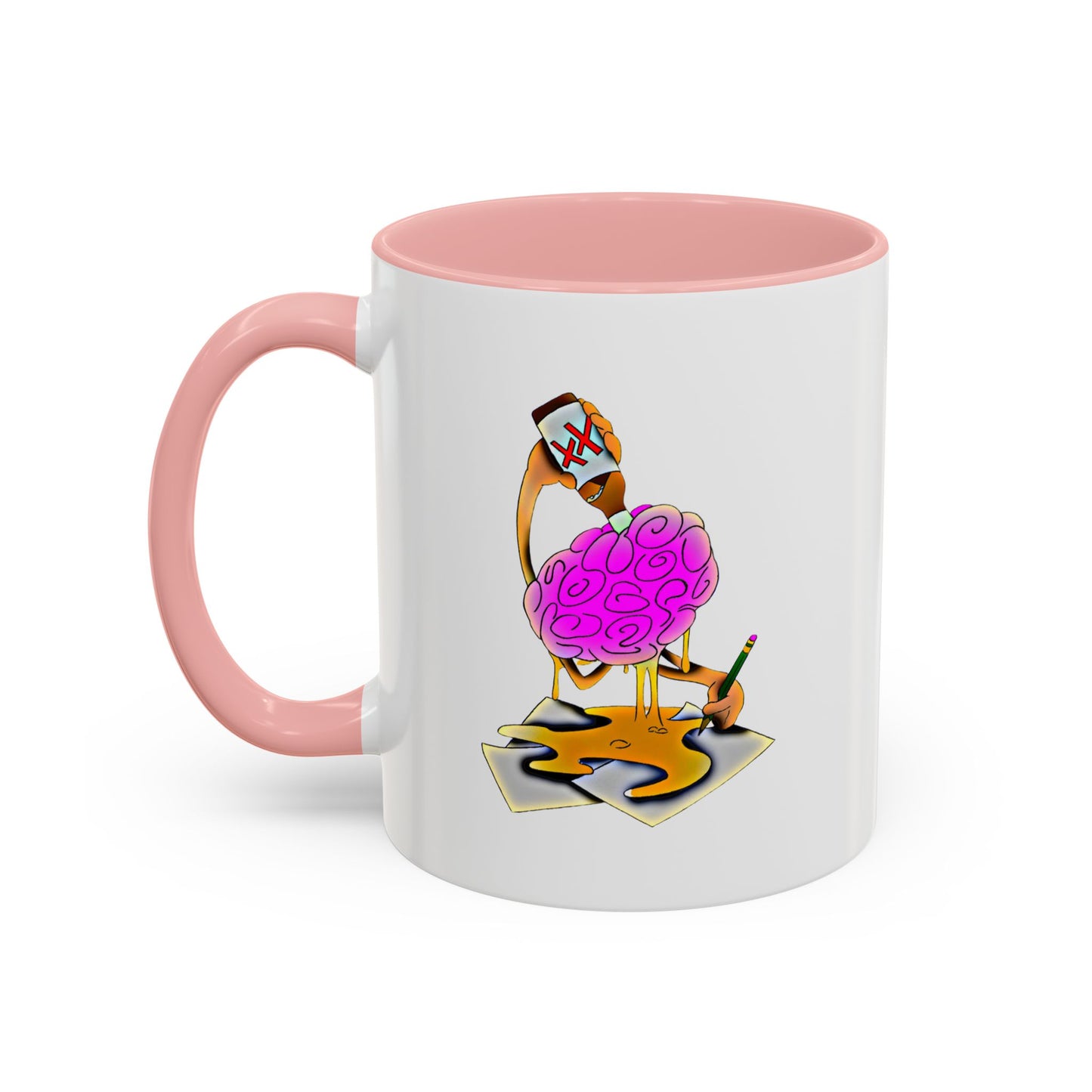 Official ARToXxicated INKx LOGO Coffee Mug Brain Mug Beer Lover Mug Coffee Collector Gift Mug Artist Coffee Mug Thinker Mug