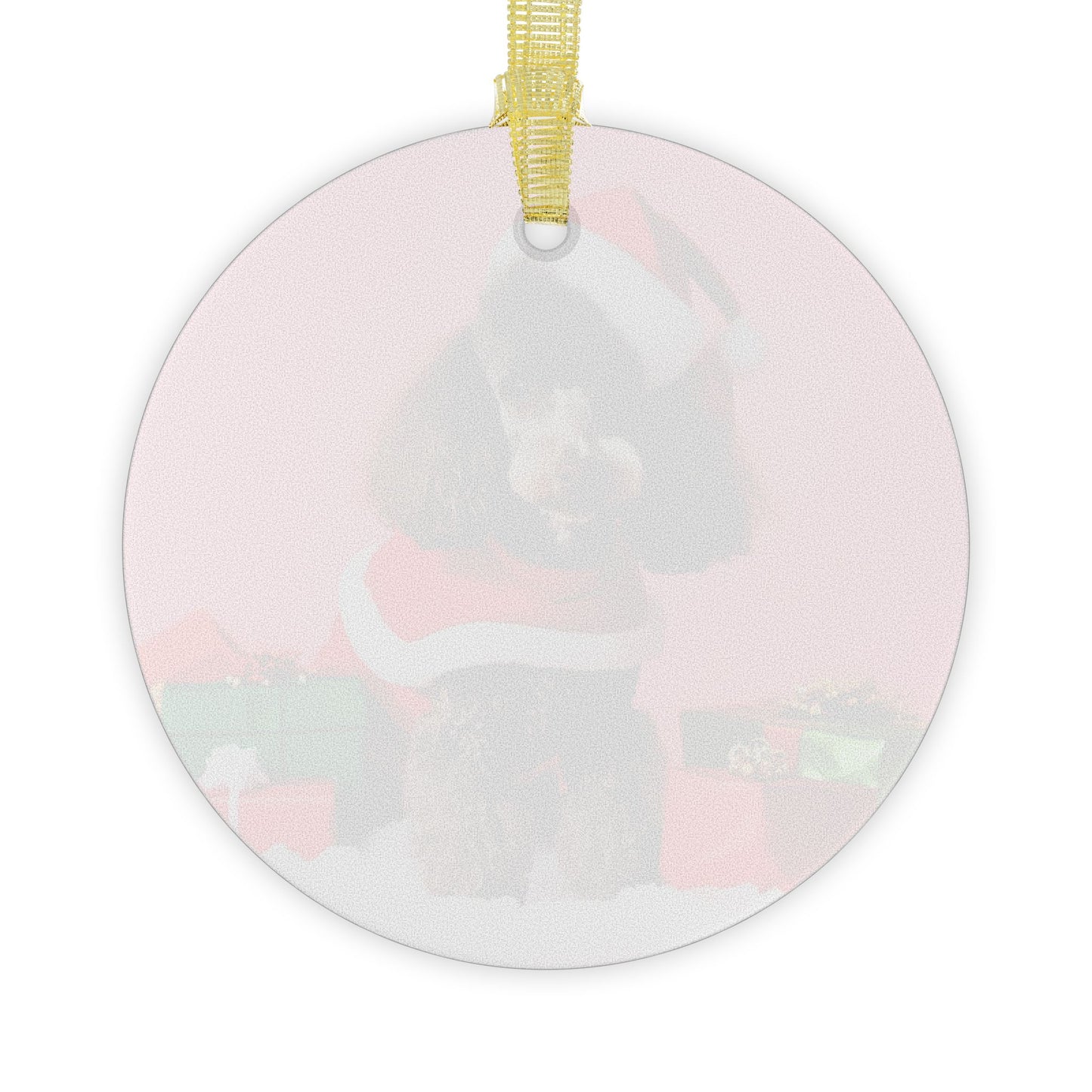 Poodle Christmas Ornament, Holiday Tree Decoration, Adorable Dog Ornament, Dog Lovers Gift, Round Glass Keepsake, Pet Xmas Collectible