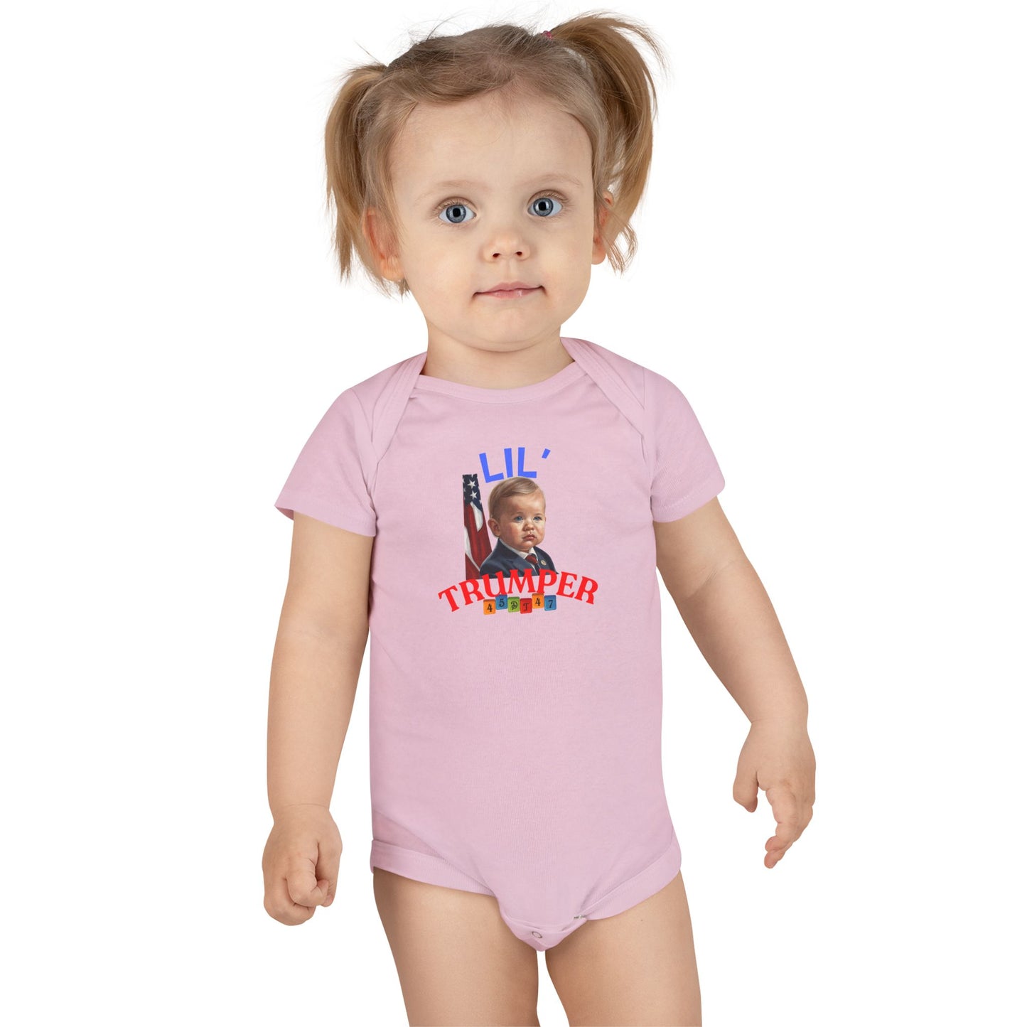 Baby Onesie, Lil Trumper President Trump Supporter Baby Onesie, Trump Baby Outfit, Political Supporter Onesie, Patriotic Baby Clothes,