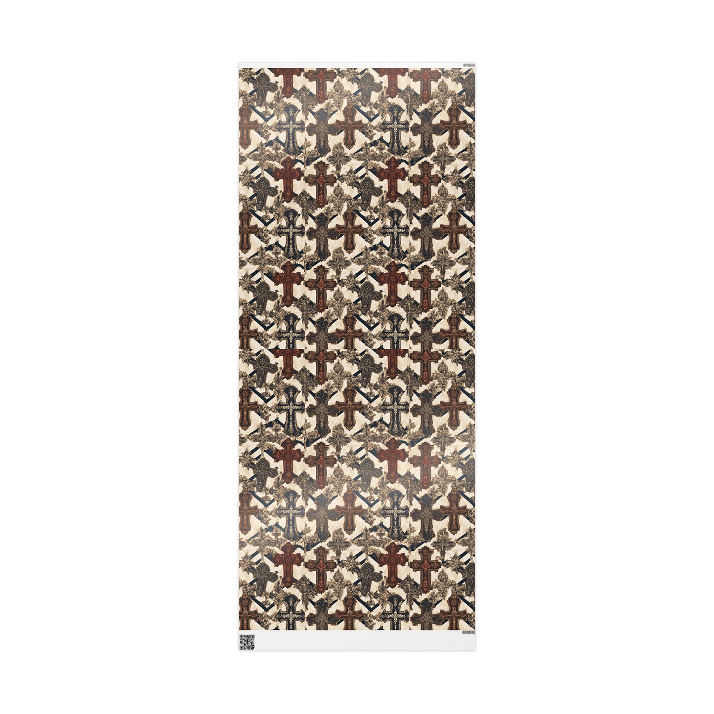 Beautiful Wrapping Paper, Cross Gift Wrap, Christmas Holiday Paper, Religious Gift Wrap, Gothic Wrapping Paper