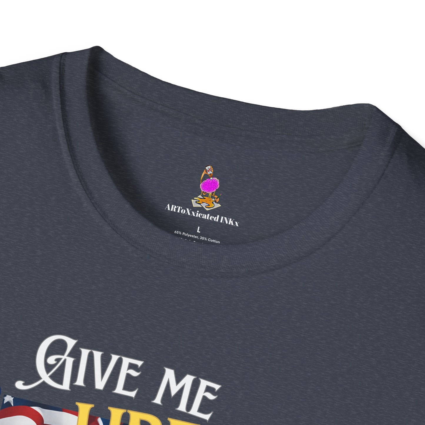President Donald Trump Tee, Give Me Liberty Or Give Me Trump, Conservative Patriot T-Shirt, Republican Voter Election Gift, Patriotic Lover