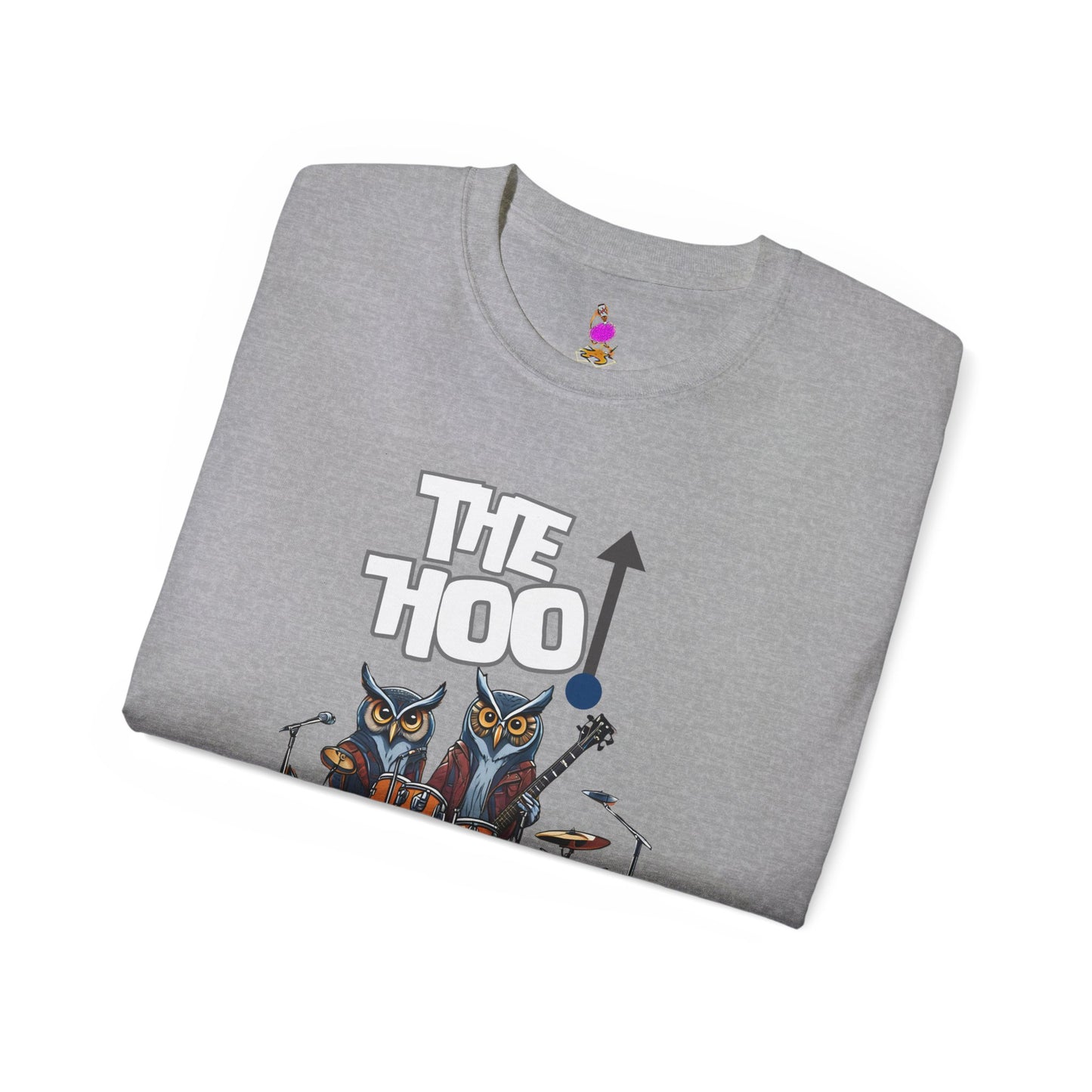 Parody Funny Owl Music Lover Band Tshirt, The Hoo Gift Tee, Unisex Cotton Shirt, Graphic Tee, Novelty Top, Concert Apparel Spoof Wear