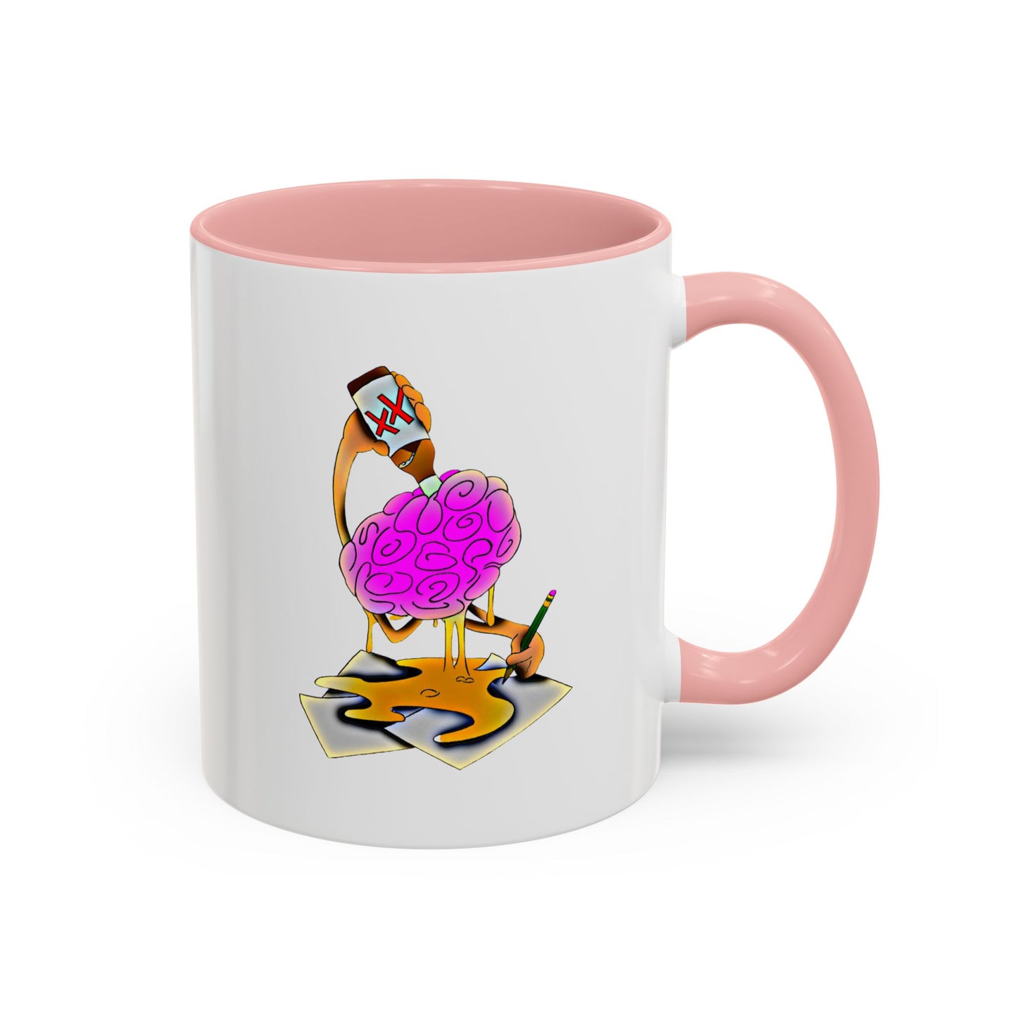 Official ARToXxicated INKx LOGO Coffee Mug Brain Mug Beer Lover Mug Coffee Collector Gift Mug Artist Coffee Mug Thinker Mug