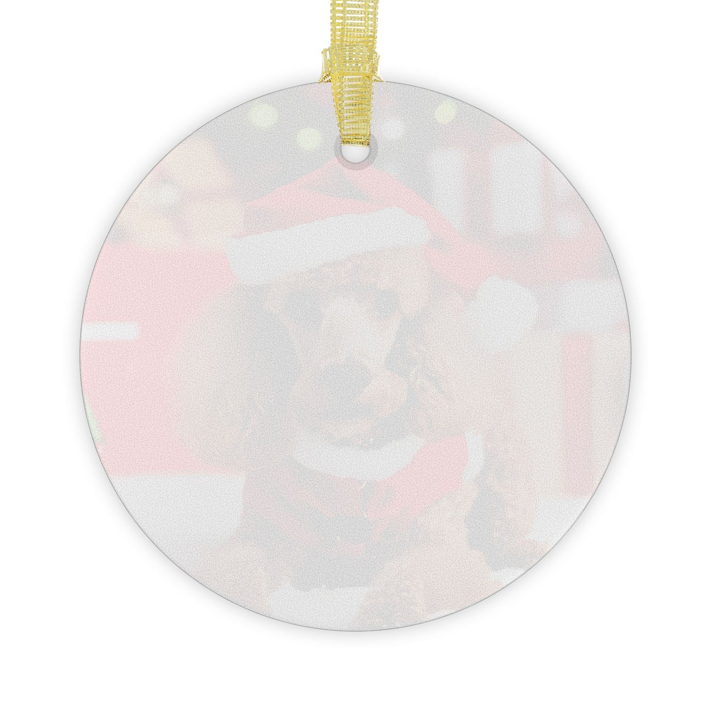 Poodle Christmas Ornament, Holiday Tree Decoration, Adorable Dog Ornament, Dog Lovers Gift, Round Glass Keepsake, Pet Xmas Collectible