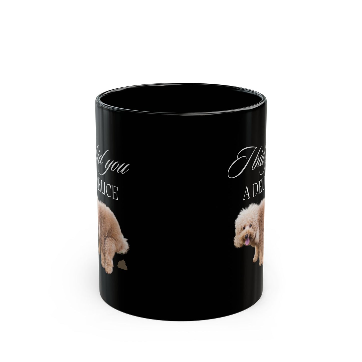 Funny Dog Lovers Coffee Cup | Animal Poop Potty Humor Mug | Puppy Owner Pooping Gift | Humorous Morning Greeting Doggy Doo Cup