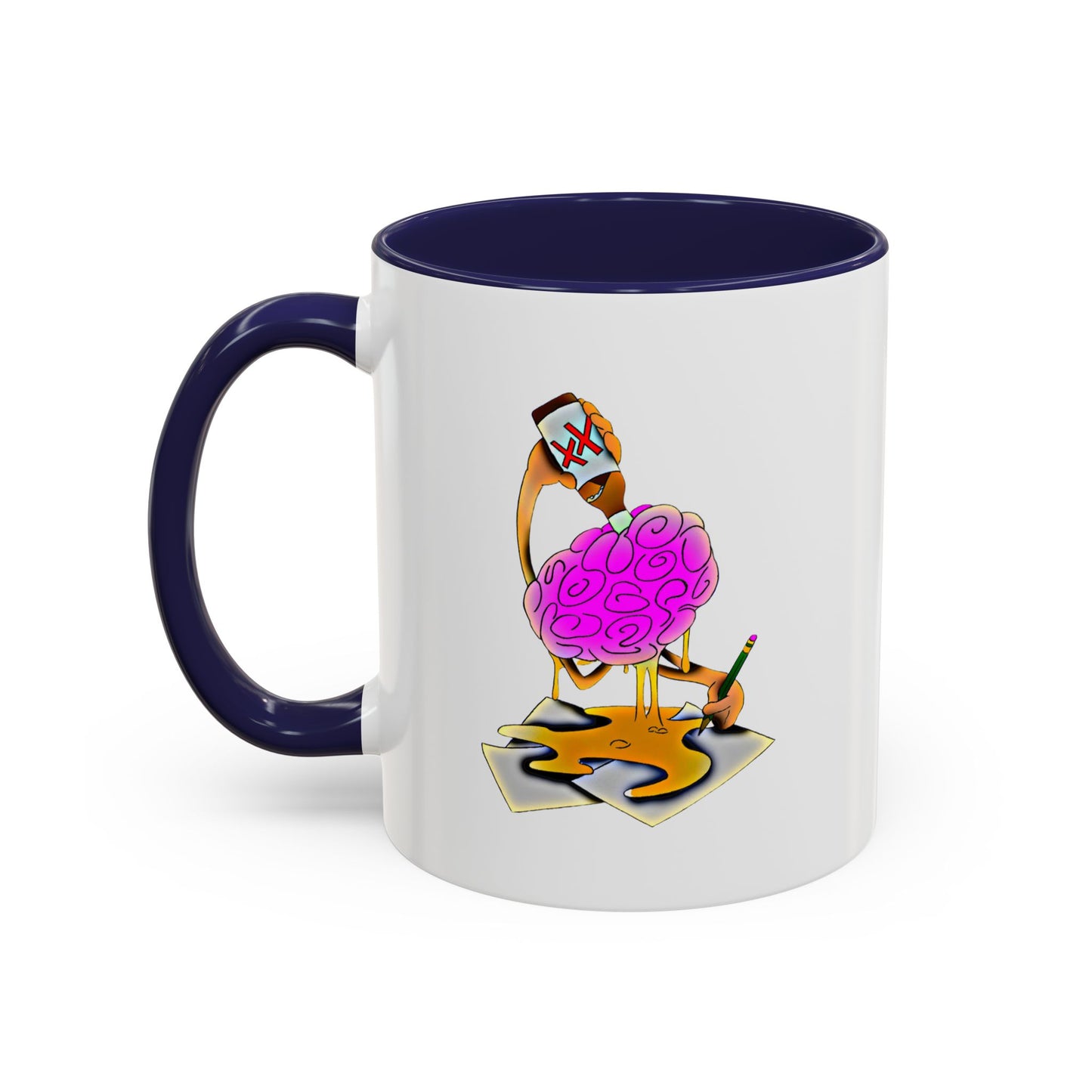 Official ARToXxicated INKx LOGO Coffee Mug Brain Mug Beer Lover Mug Coffee Collector Gift Mug Artist Coffee Mug Thinker Mug