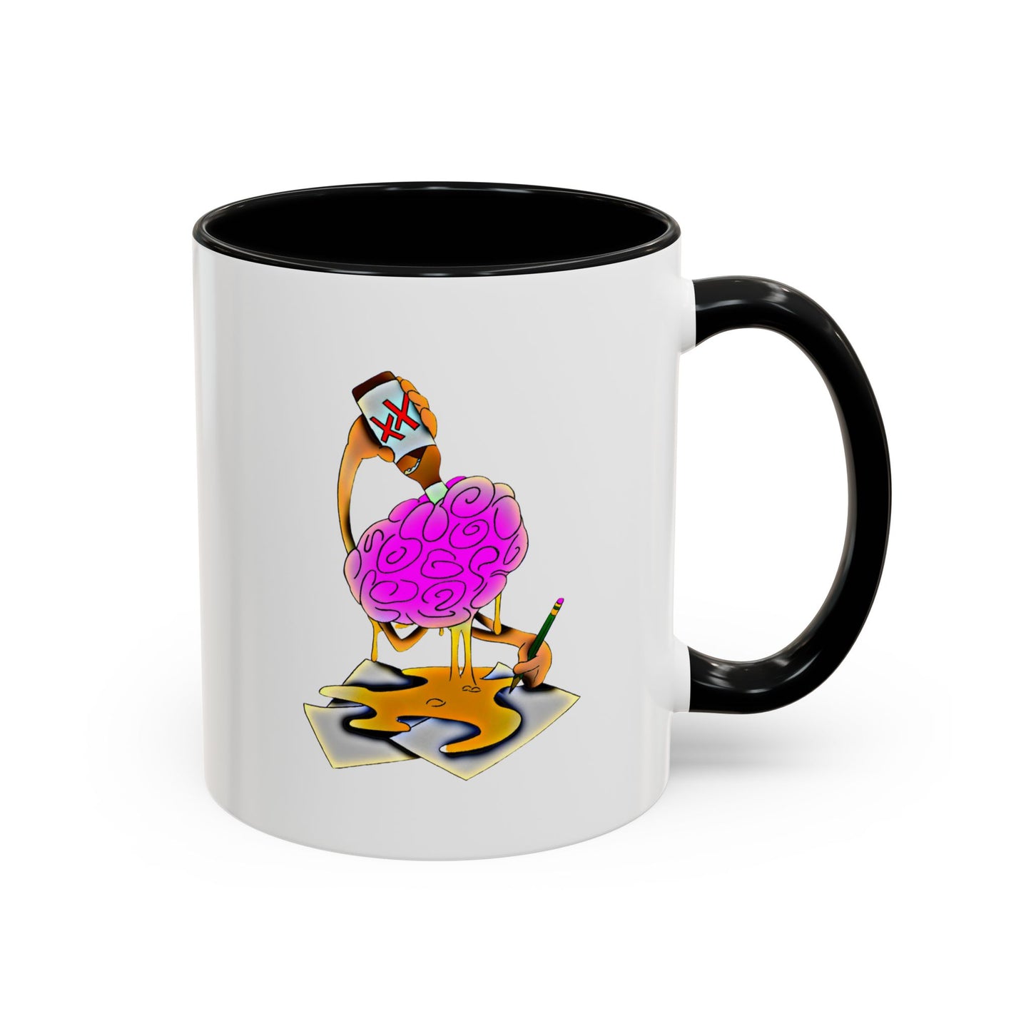 Official ARToXxicated INKx LOGO Coffee Mug Brain Mug Beer Lover Mug Coffee Collector Gift Mug Artist Coffee Mug Thinker Mug