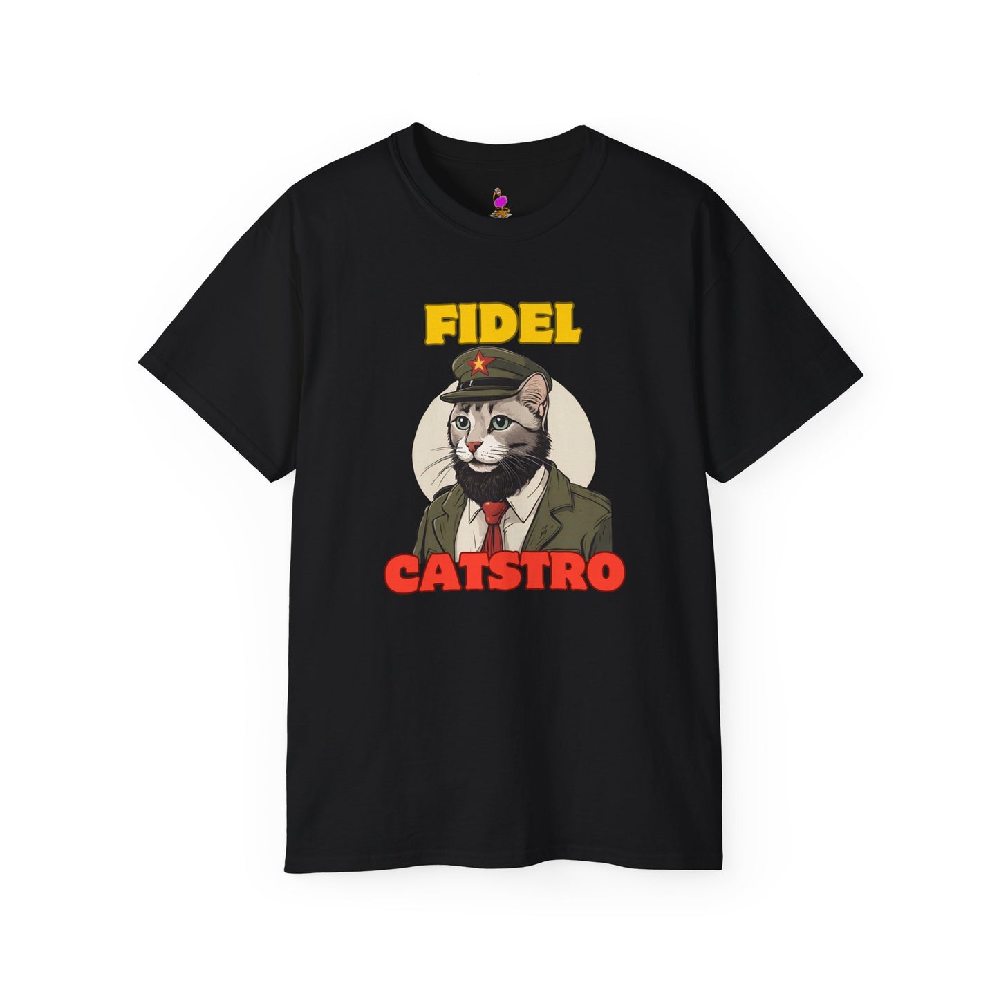 Funny Fidel Catstro Tee, Political Parody Unisex Shirt, Communist Leader Spoof Top, Rebellion Gift, Revolution Wear, Protest Apparel