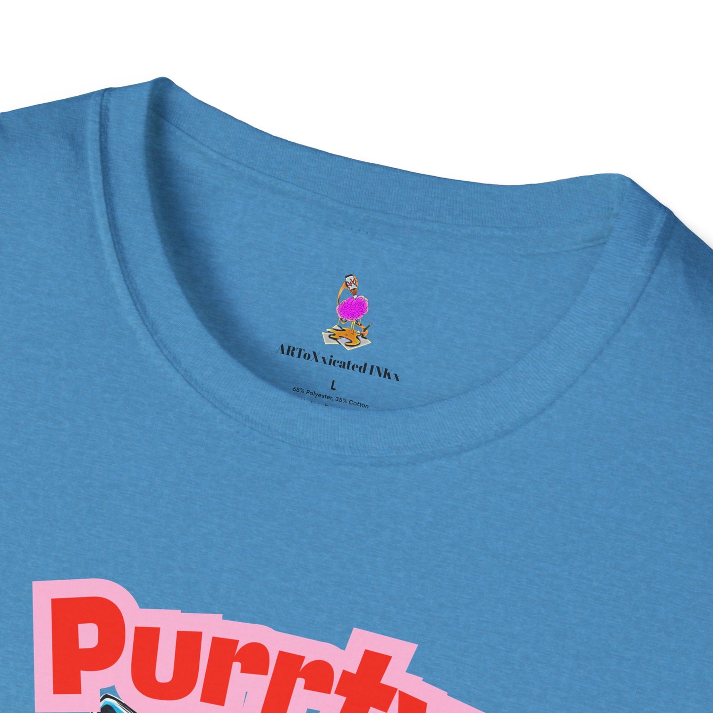 Retro Cat Tshirt, 80s Graphic Tee, Vintage Kitty Shirt, Funny Cat Lover Gift, Purrty 1985 Softstyle Unisex Top