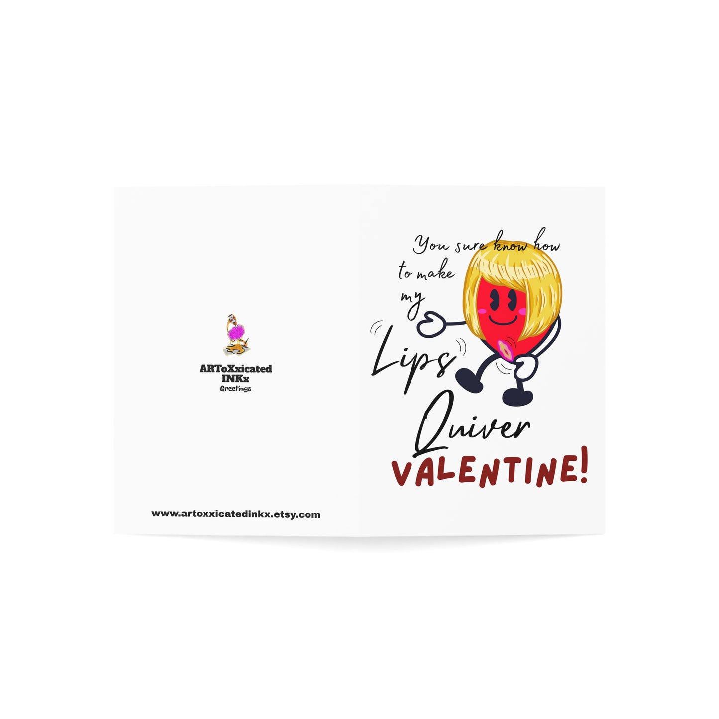 Funny Cards, Valentines Day Gift, Greeting Card, Adult Gifts, Sexual, Heart Guy, Husband, Boyfriend, and Couples Presents
