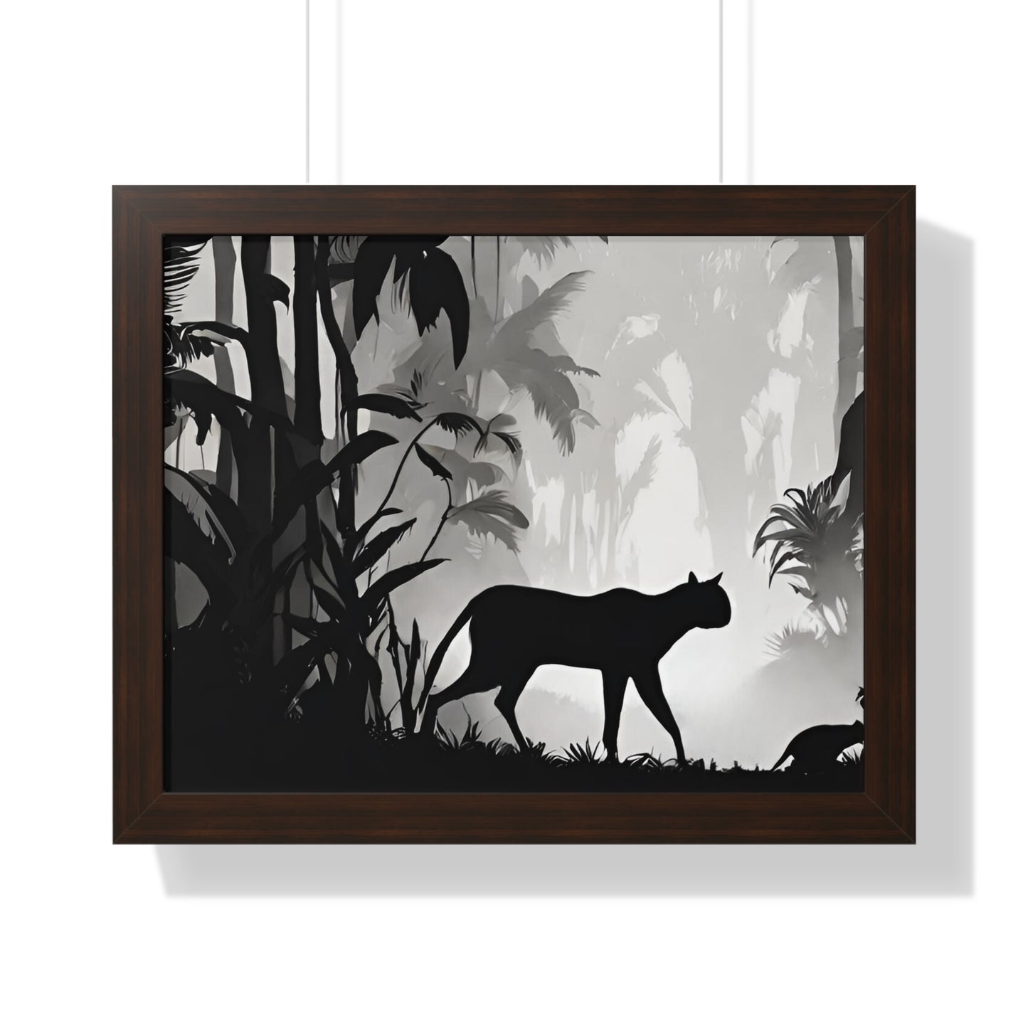 Animal Wall Art, Cheetah Picture, Leopard Print, Wild Animal Print, Predator Shadow Wall Hanging, Jungle Image, Living Room Poster, Scenery