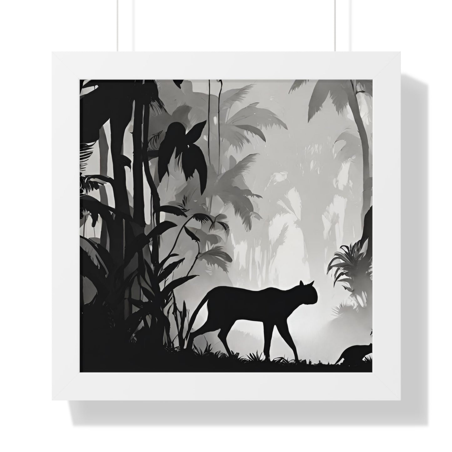 Animal Wall Art, Cheetah Picture, Leopard Print, Wild Animal Print, Predator Shadow Wall Hanging, Jungle Image, Living Room Poster, Scenery