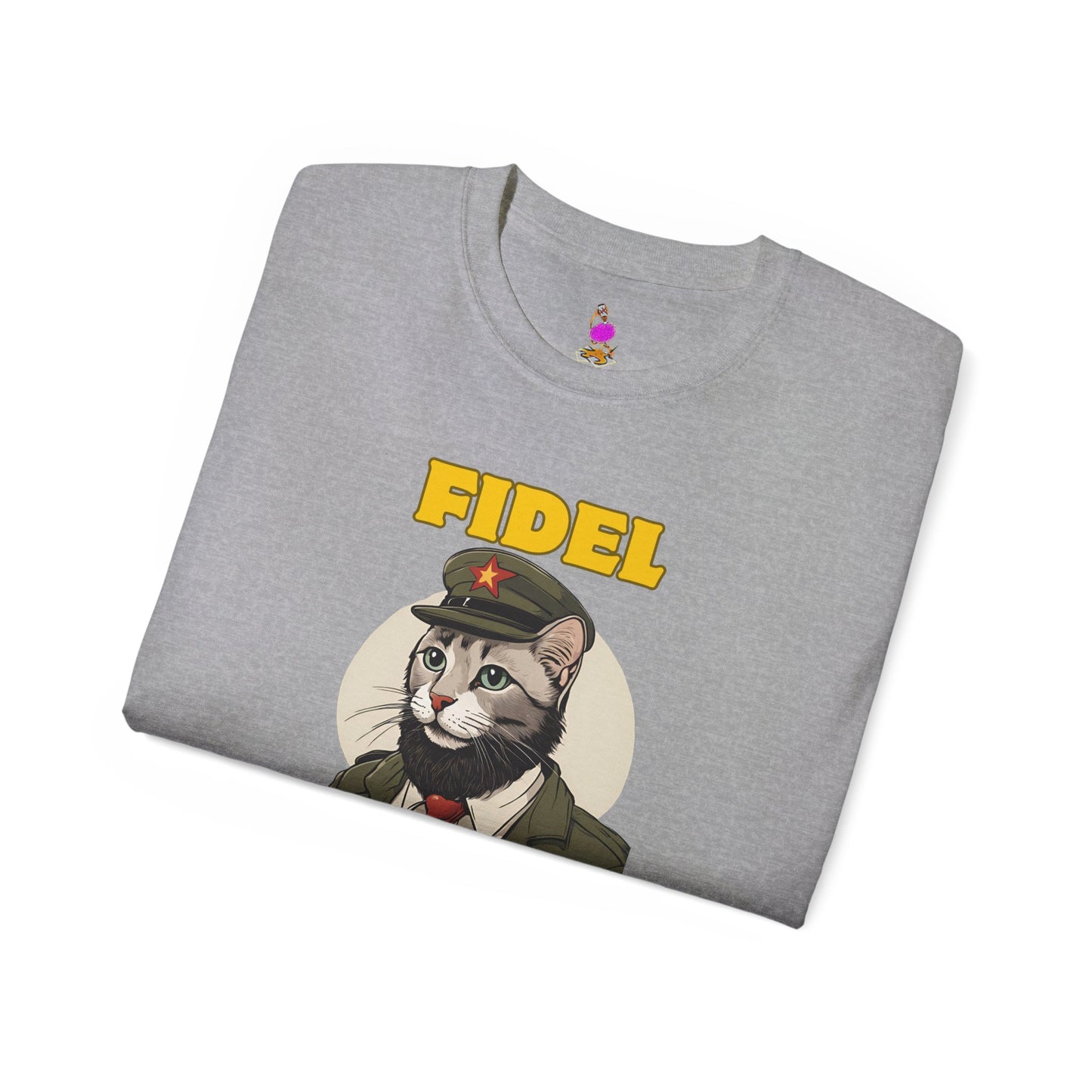 Funny Fidel Catstro Tee, Political Parody Unisex Shirt, Communist Leader Spoof Top, Rebellion Gift, Revolution Wear, Protest Apparel