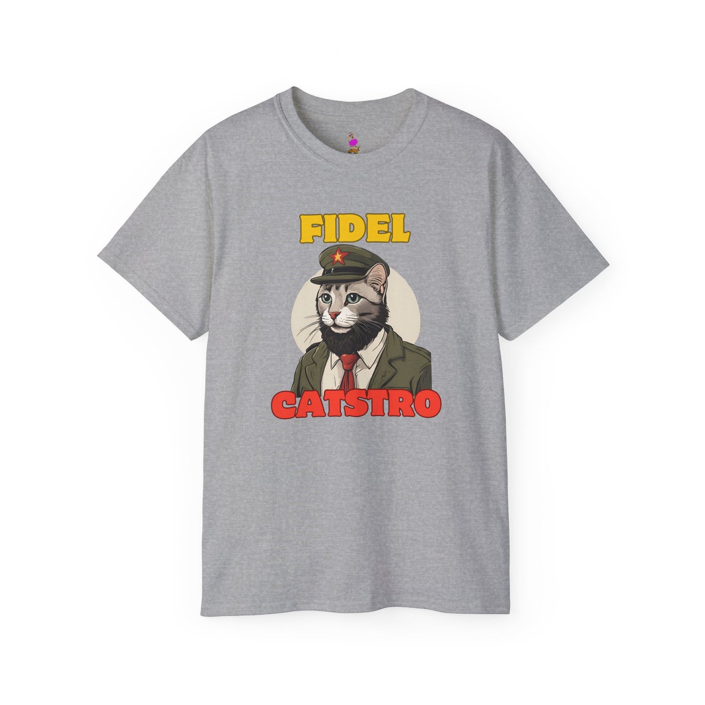 Funny Fidel Catstro Tee, Political Parody Unisex Shirt, Communist Leader Spoof Top, Rebellion Gift, Revolution Wear, Protest Apparel