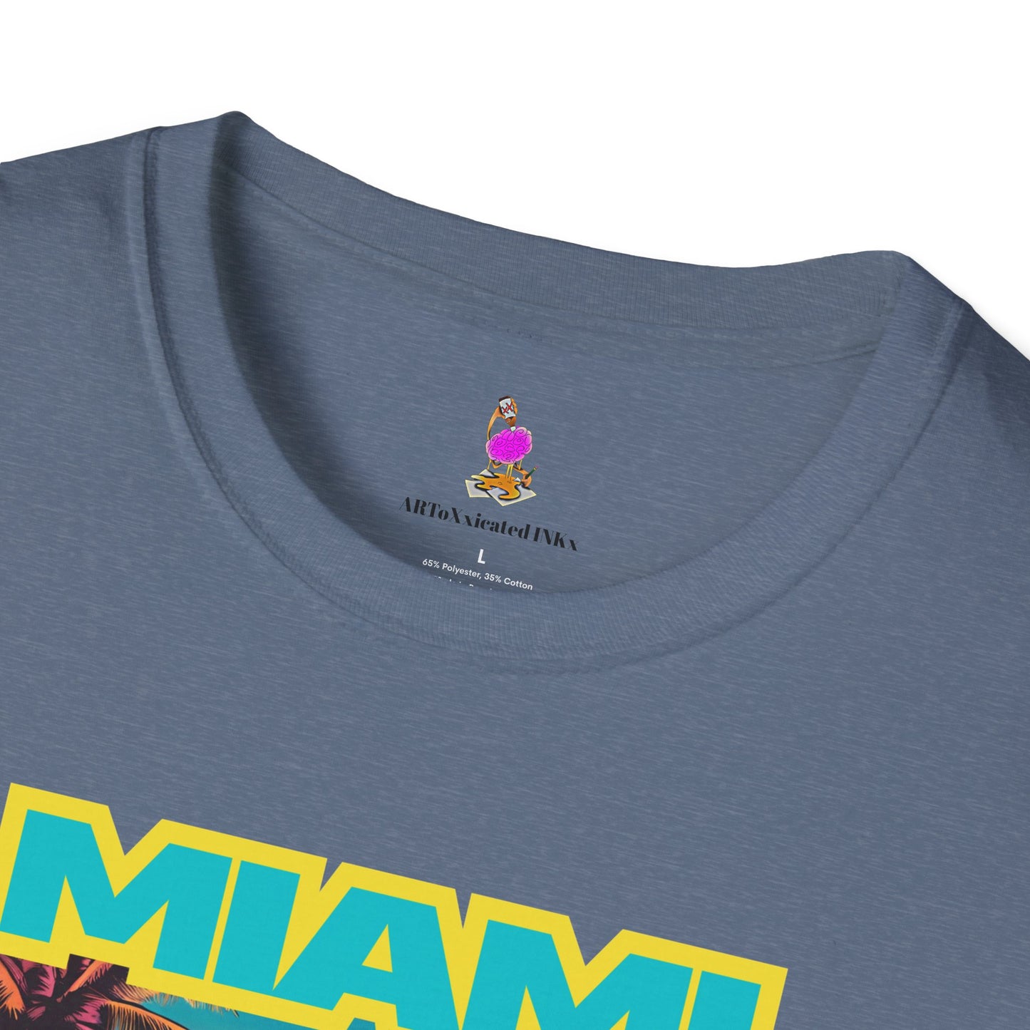 Miami Vice 80s TV Spoof T-Shirt, Funny Miami Mice Parody Shirt, Television Humor Tee, Unisex Softstyle Top, Retro Series Graphic Tee
