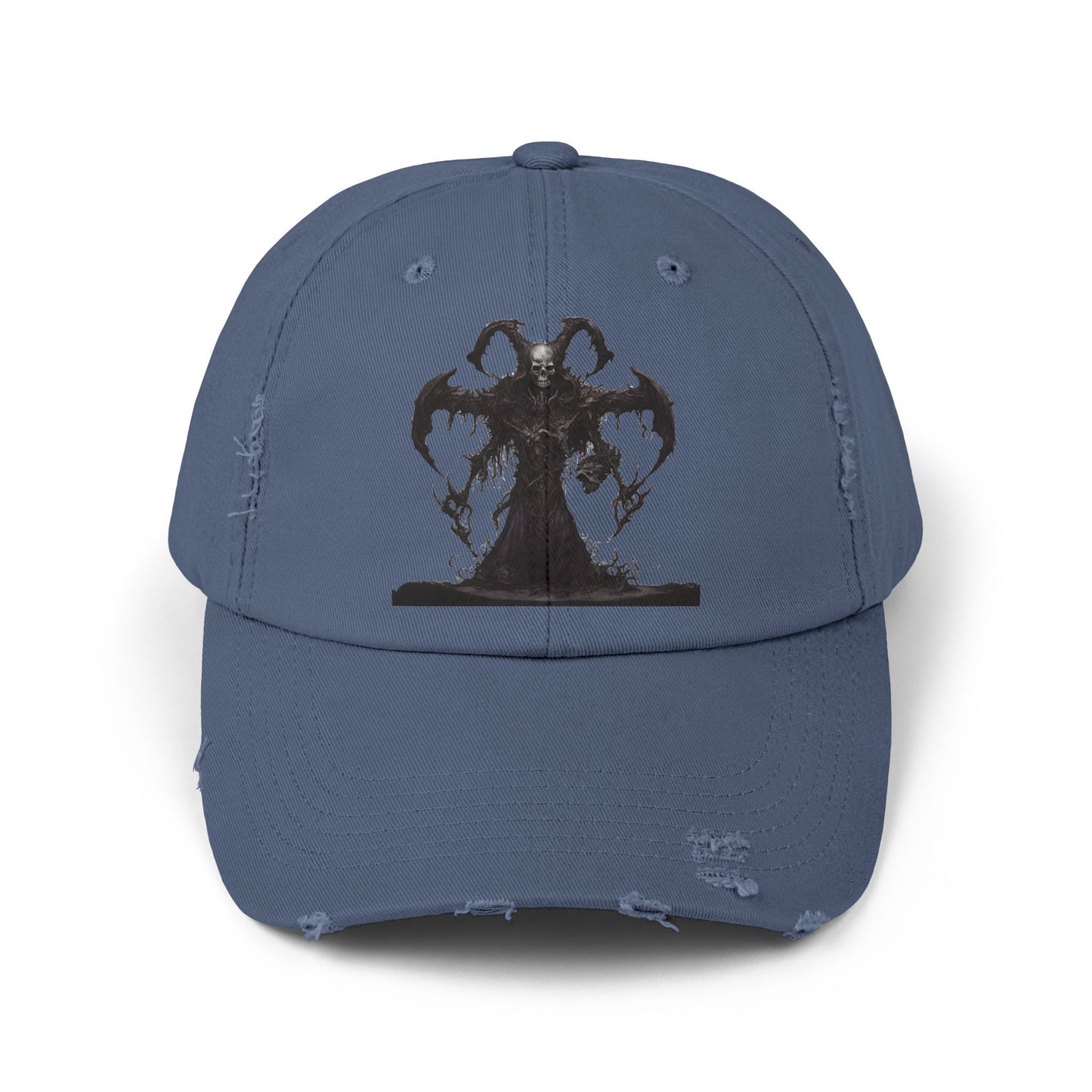 DEATHeCUTIONER Series Executioner Hat | Depths of Hell Rising Skeleton Cap | Trendy Evil Dust & Bones Grim Reaper Spring, Summer Wear Gift