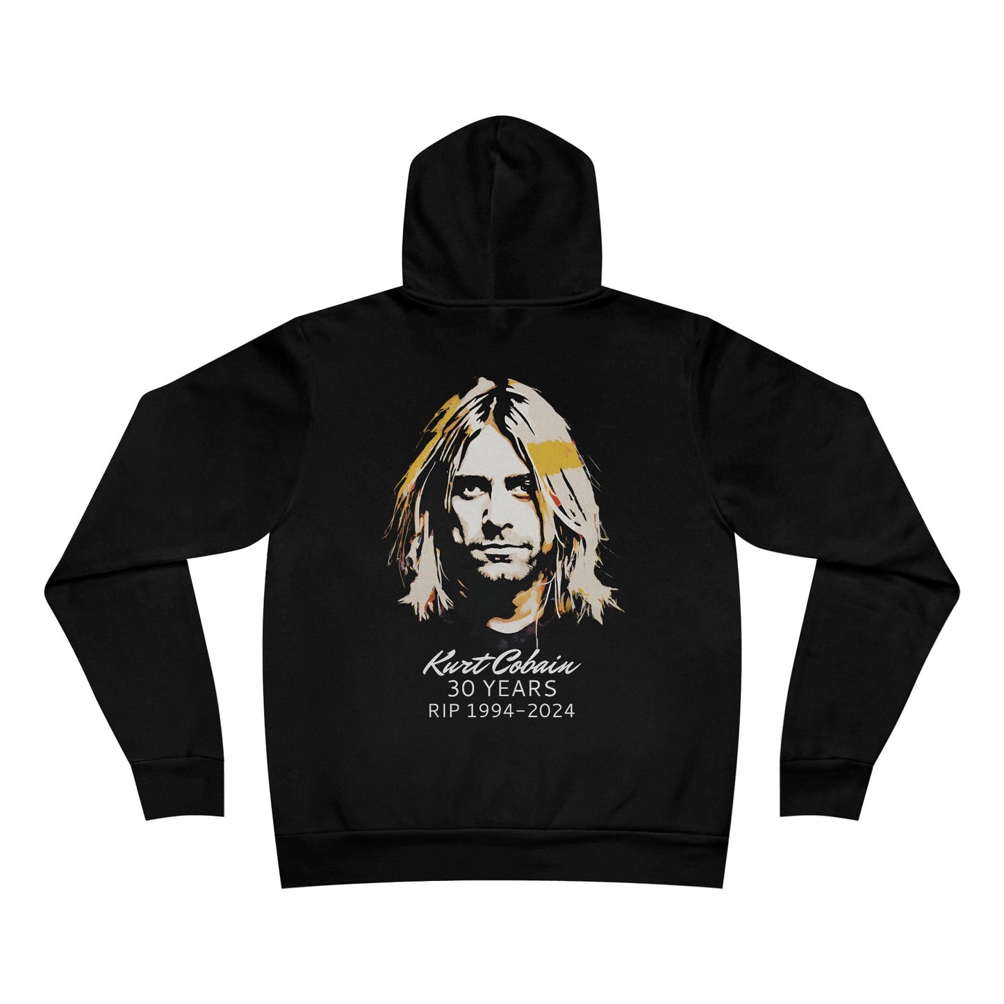 Nirvana Art Sweatshirt | Remembering Kurt Cobain Hoodie | Vintage Inspired Rock N Roll Wear | Anniversary Gift for Nirvana Lovers