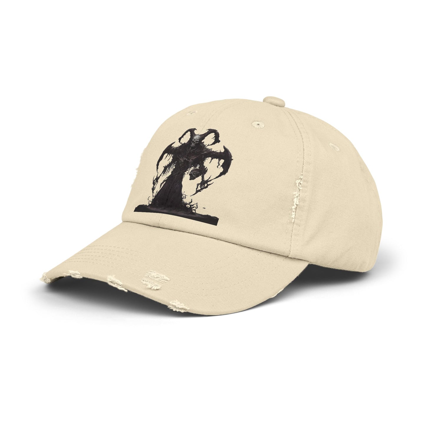 DEATHeCUTIONER Series Executioner Hat | Depths of Hell Rising Skeleton Cap | Trendy Evil Dust & Bones Grim Reaper Spring, Summer Wear Gift