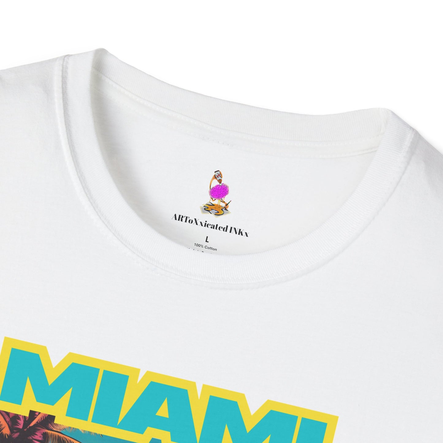 Miami Vice 80s TV Spoof T-Shirt, Funny Miami Mice Parody Shirt, Television Humor Tee, Unisex Softstyle Top, Retro Series Graphic Tee