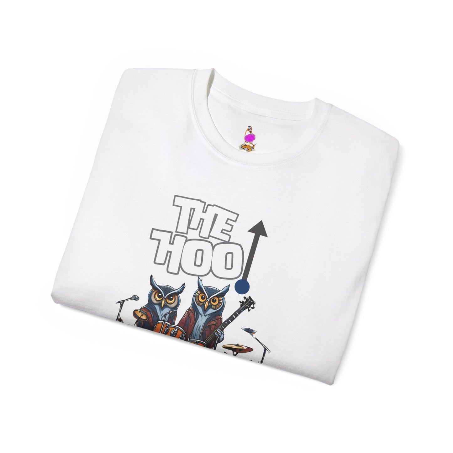 Parody Funny Owl Music Lover Band Tshirt, The Hoo Gift Tee, Unisex Cotton Shirt, Graphic Tee, Novelty Top, Concert Apparel Spoof Wear
