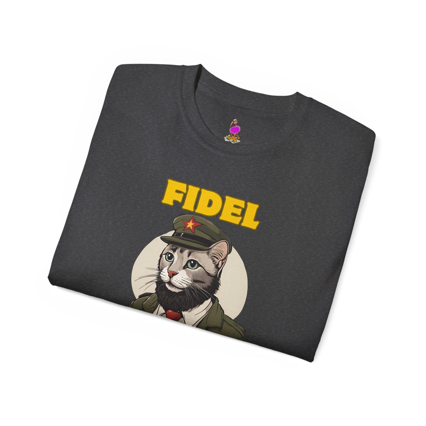 Funny Fidel Catstro Tee, Political Parody Unisex Shirt, Communist Leader Spoof Top, Rebellion Gift, Revolution Wear, Protest Apparel