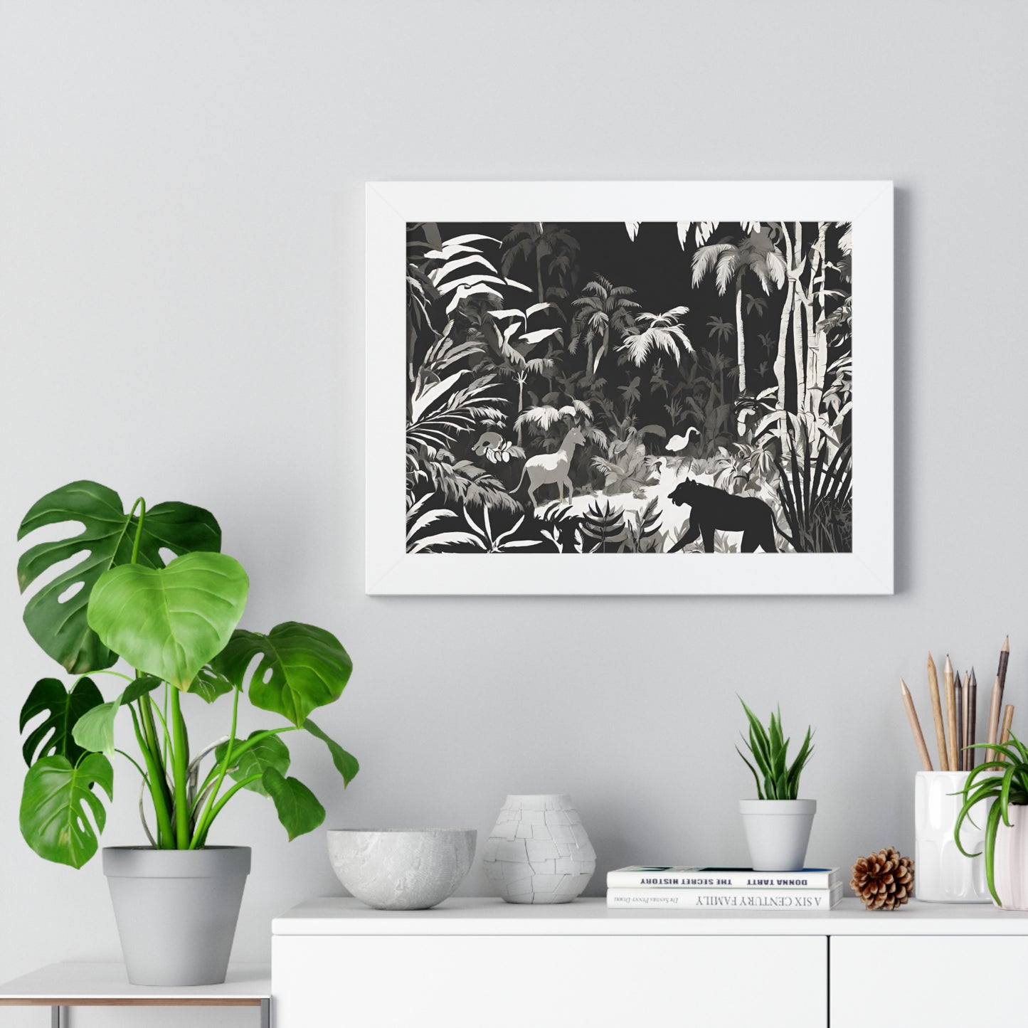 Animal Kingdom Print, Animal Wall Art, Wildlife Picture, Shadow Wall Hanging, Jungle Picture, Living Room Poster, Office Scenery