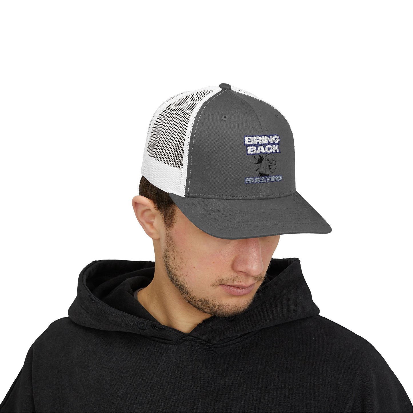 Bringing Back Bullying Snapback Trucker Cap, Adjustable Casual Hat, Anti-Bullying Awareness Gift, Unisex Cap for Teens, Summer Style
