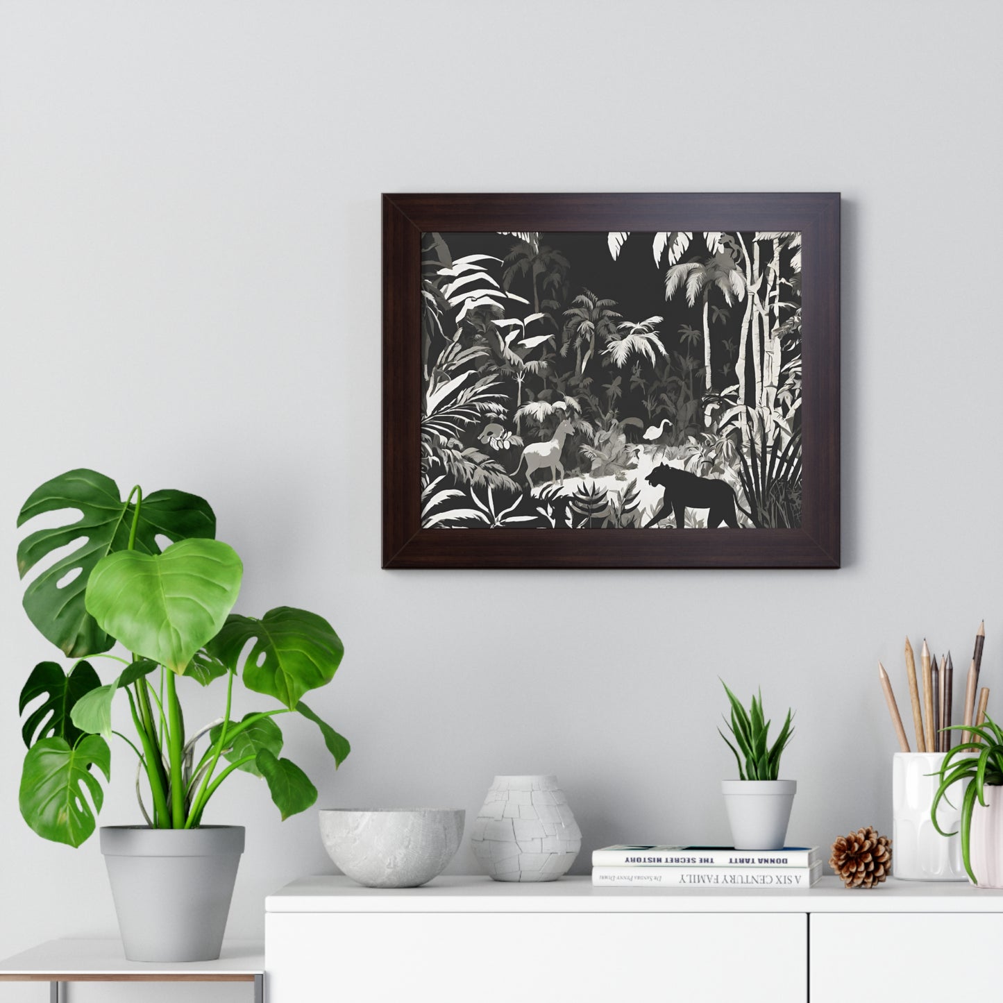 Animal Kingdom Print, Animal Wall Art, Wildlife Picture, Shadow Wall Hanging, Jungle Picture, Living Room Poster, Office Scenery