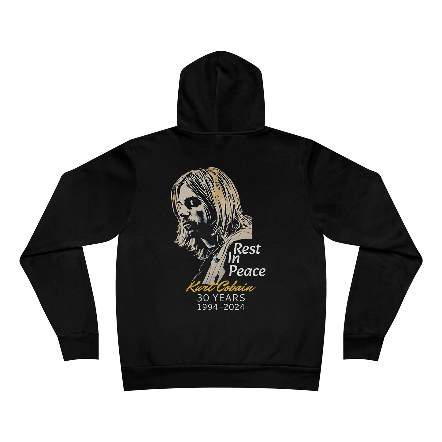 Nirvana Art Sweatshirt | Remembering Kurt Cobain Hoodie | Vintage Inspired Rock N Roll Wear | Anniversary Gift for Nirvana Lovers