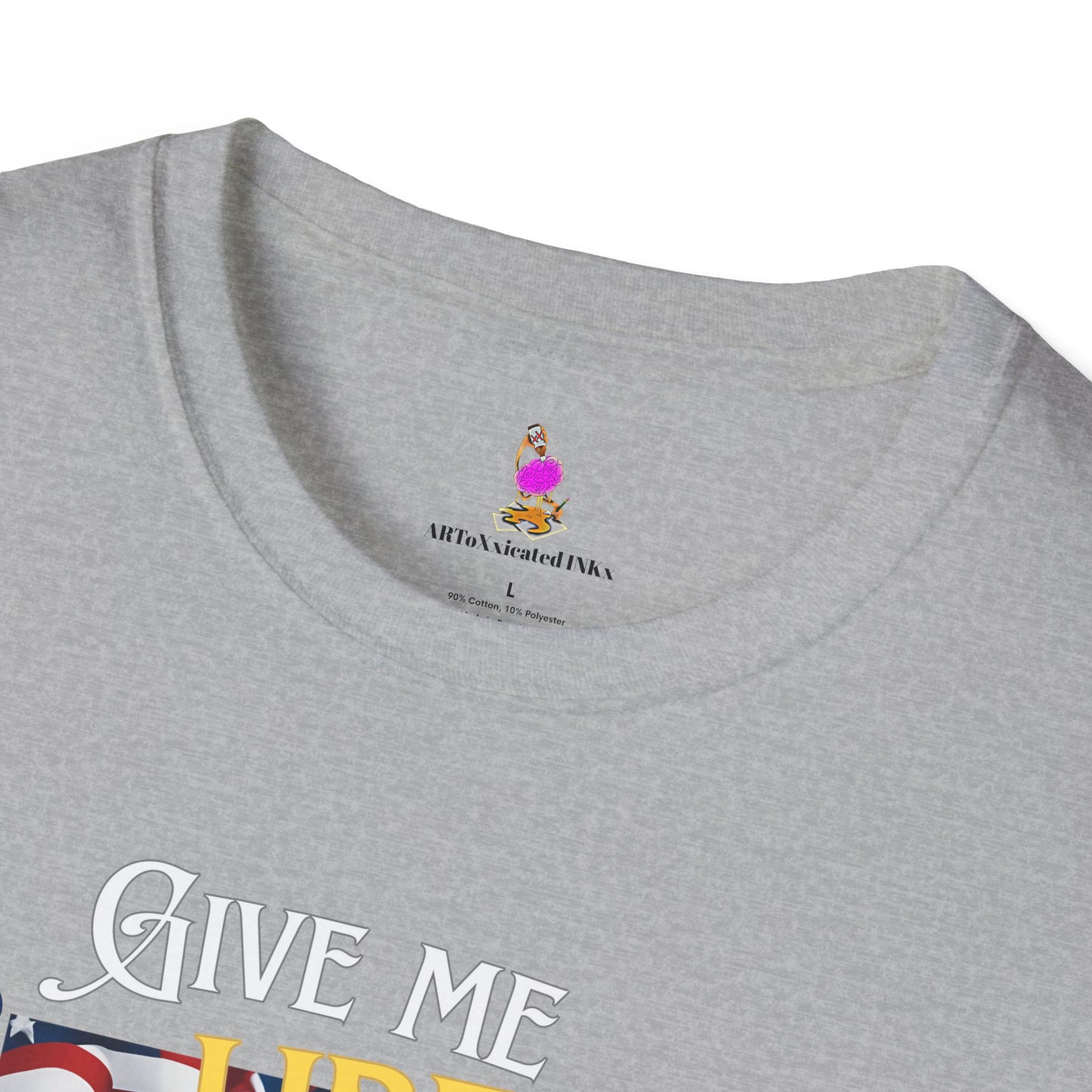 President Donald Trump Tee, Give Me Liberty Or Give Me Trump, Conservative Patriot T-Shirt, Republican Voter Election Gift, Patriotic Lover