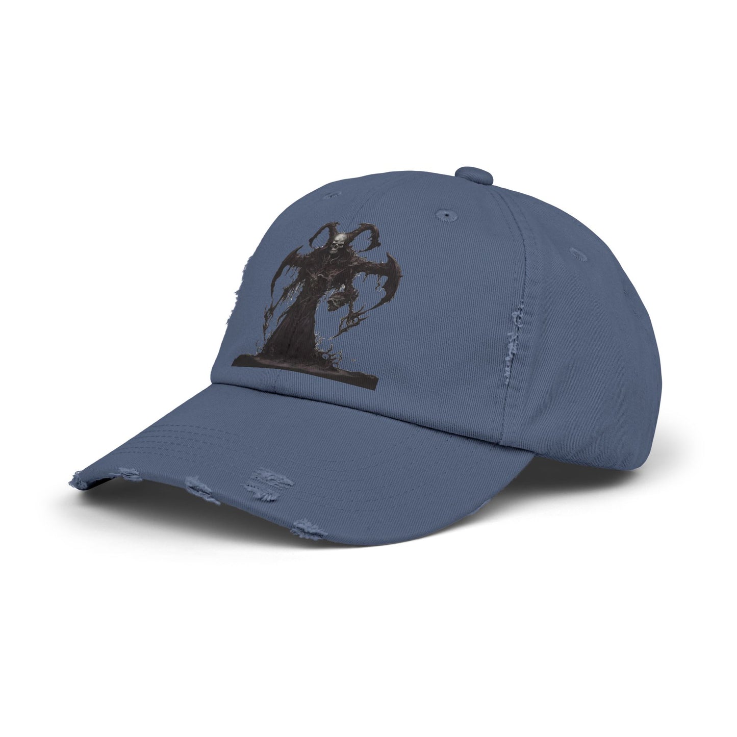 DEATHeCUTIONER Series Executioner Hat | Depths of Hell Rising Skeleton Cap | Trendy Evil Dust & Bones Grim Reaper Spring, Summer Wear Gift