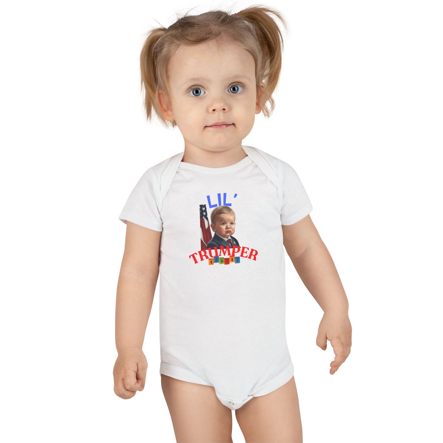 Baby Onesie, Lil Trumper President Trump Supporter Baby Onesie, Trump Baby Outfit, Political Supporter Onesie, Patriotic Baby Clothes,