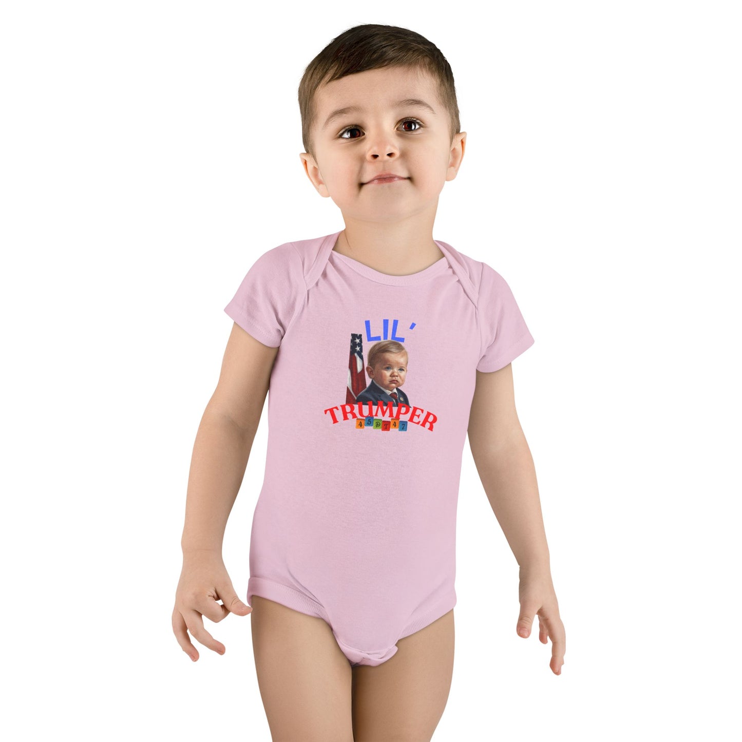 Baby Onesie, Lil Trumper President Trump Supporter Baby Onesie, Trump Baby Outfit, Political Supporter Onesie, Patriotic Baby Clothes,