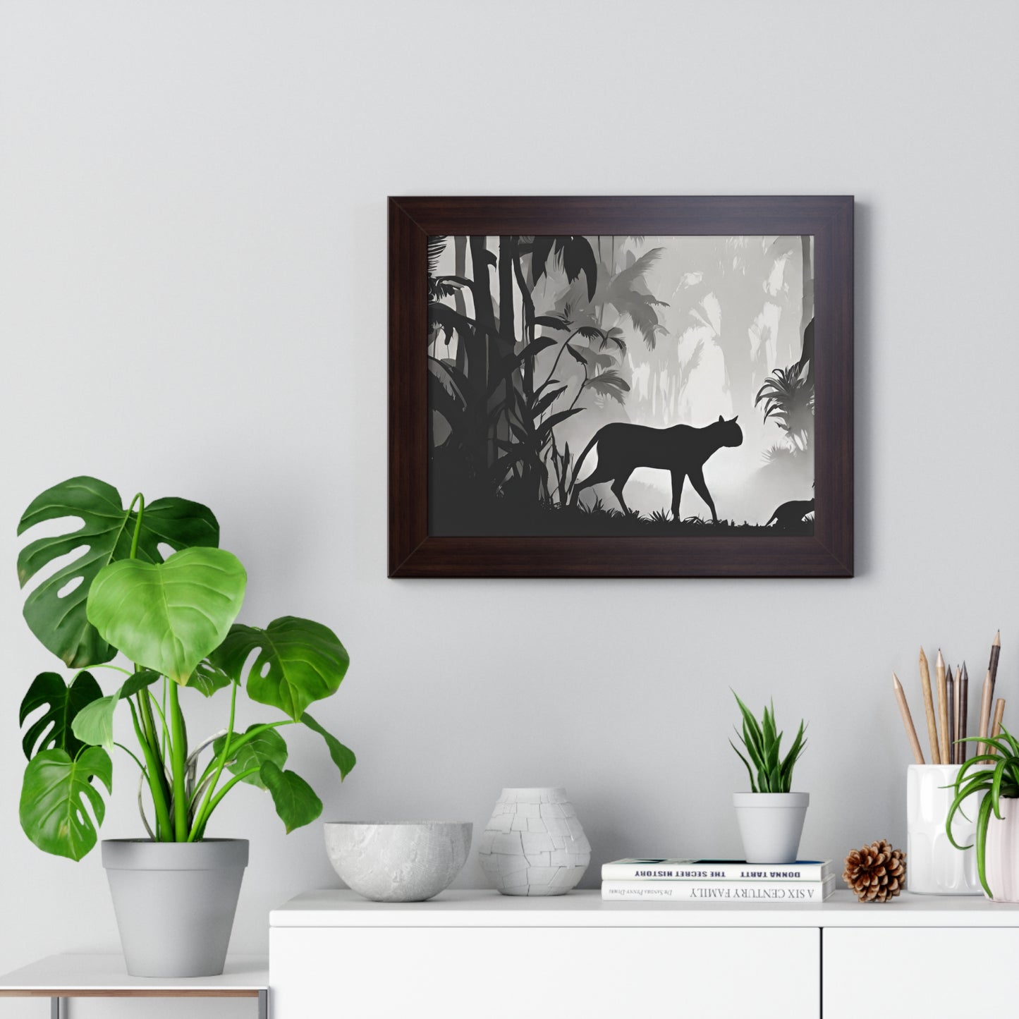 Animal Wall Art, Cheetah Picture, Leopard Print, Wild Animal Print, Predator Shadow Wall Hanging, Jungle Image, Living Room Poster, Scenery