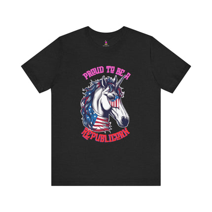 PROUD TO BE A REPUBLICORN T-Shirt - Funny Republican Unicorn Patriotic Tee