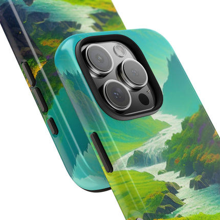 RIVER SPRING FLOWER VALLEY Phone Case