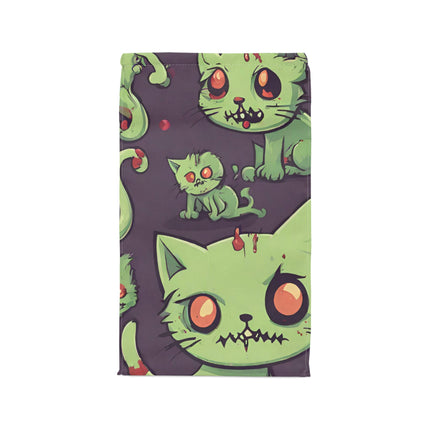 Zombie Cat Lunch Bag, Cute Walking Dead Kittens Polyester Insulated Food Carrier, Child Adult & Teen Work Office School Gift Meal Traveler