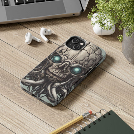 ALIEN IRON TENTACLED SKULL Phone Case