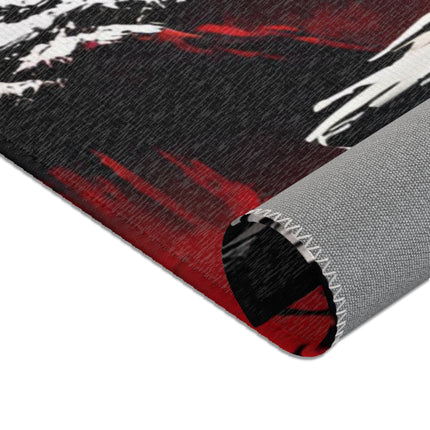 ONWARD UNTO THE WALLS OF EVIL Video Game Inspired Area Rug