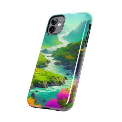RIVER SPRING FLOWER VALLEY Phone Case