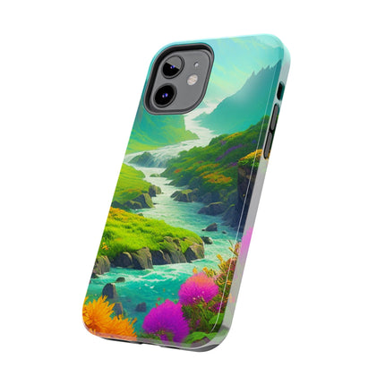 RIVER SPRING FLOWER VALLEY Phone Case
