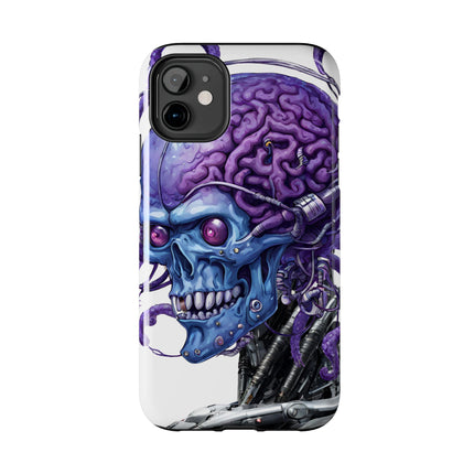 BLUE ALIEN SKULL Phone Case