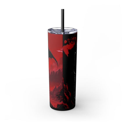 ONLY THE NIGHT CAN SPAWN SUCH EVIL - Video Game Inspired Insulated Skinny Tumbler