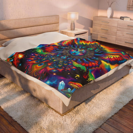 PSYCHEDELIC GODDESFLY Trippy Blanket