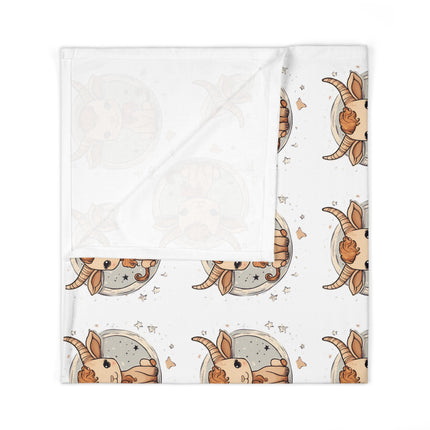 Capricorn Baby Swaddler, Astronomy Goat Changing Blanket, Cute Newborn Baby Shower Gift, Boys Cartoon Style Infant Swaddle Cover