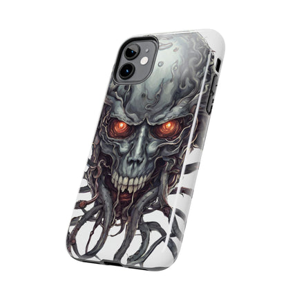 TENTACLED METAL ALIEN SKULL Phone Case