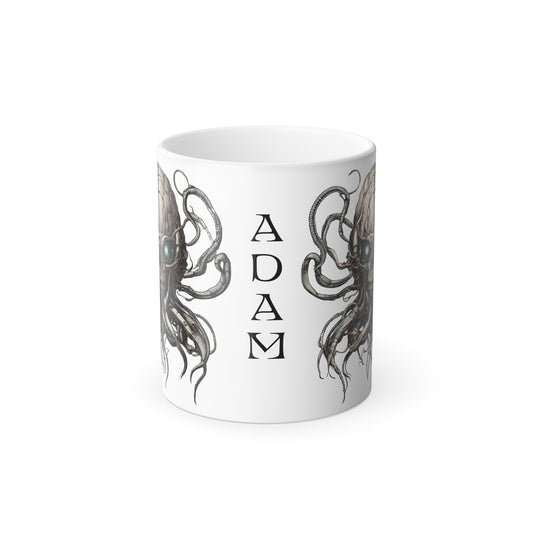 Personalized Gift | Cyborg Alien Brain Coffee Mug | Tentacle Robotic Skull Cup | Gift For Him | Video Game Inspired Mug | Gift For Her