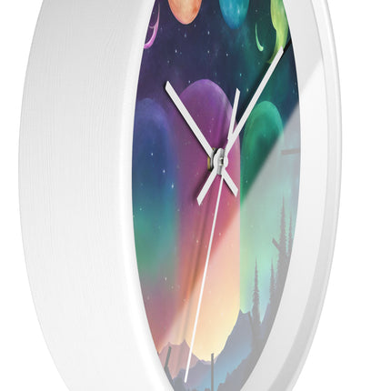 MOONLIGHT HILLS Wall Clock