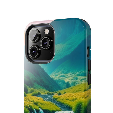 FLOWER CASCADE MOUNTAINS Phone Case